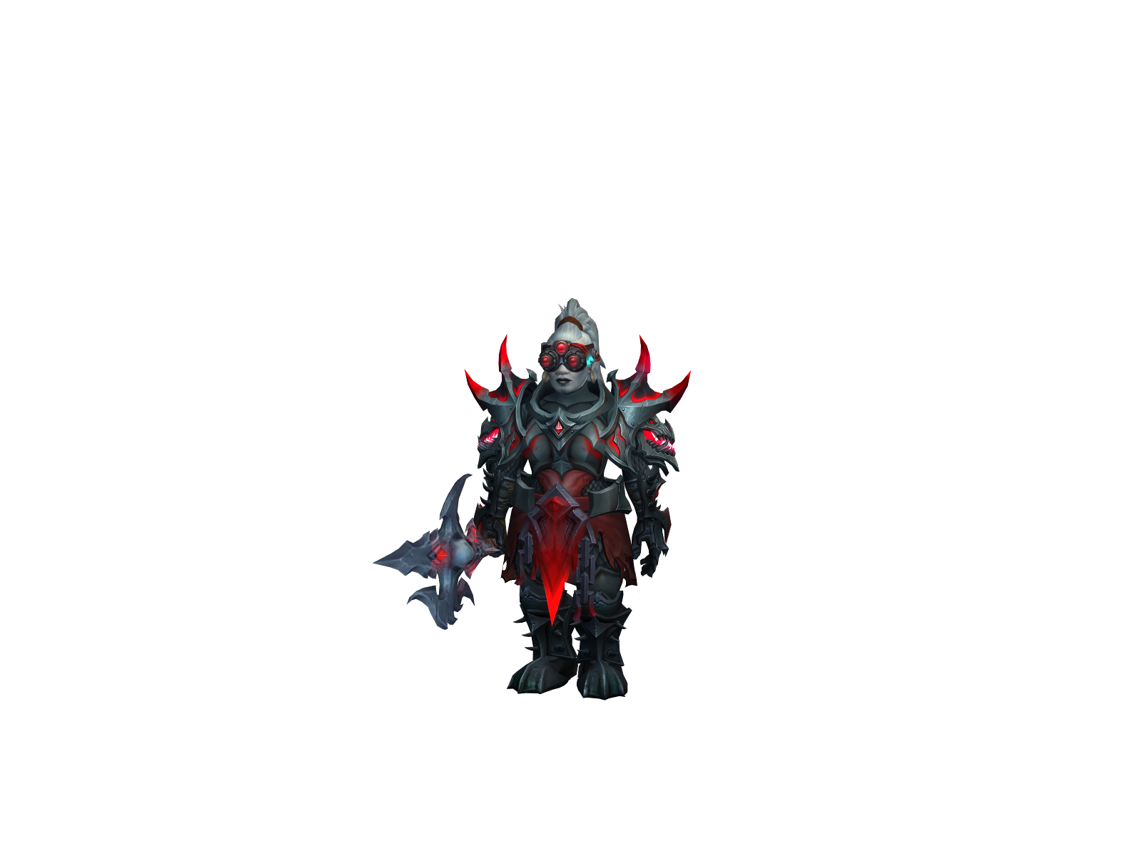 Réapër 3D character render