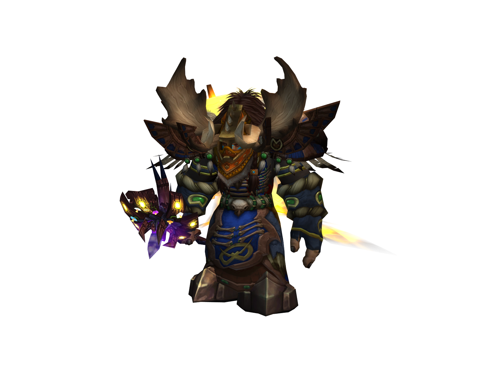 Hakkun 3D character render
