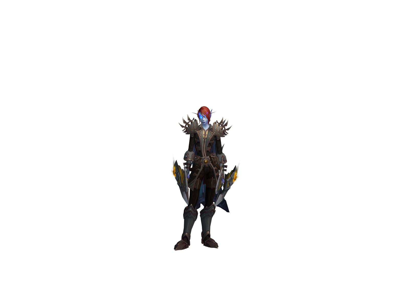 Fallumael 3D character render
