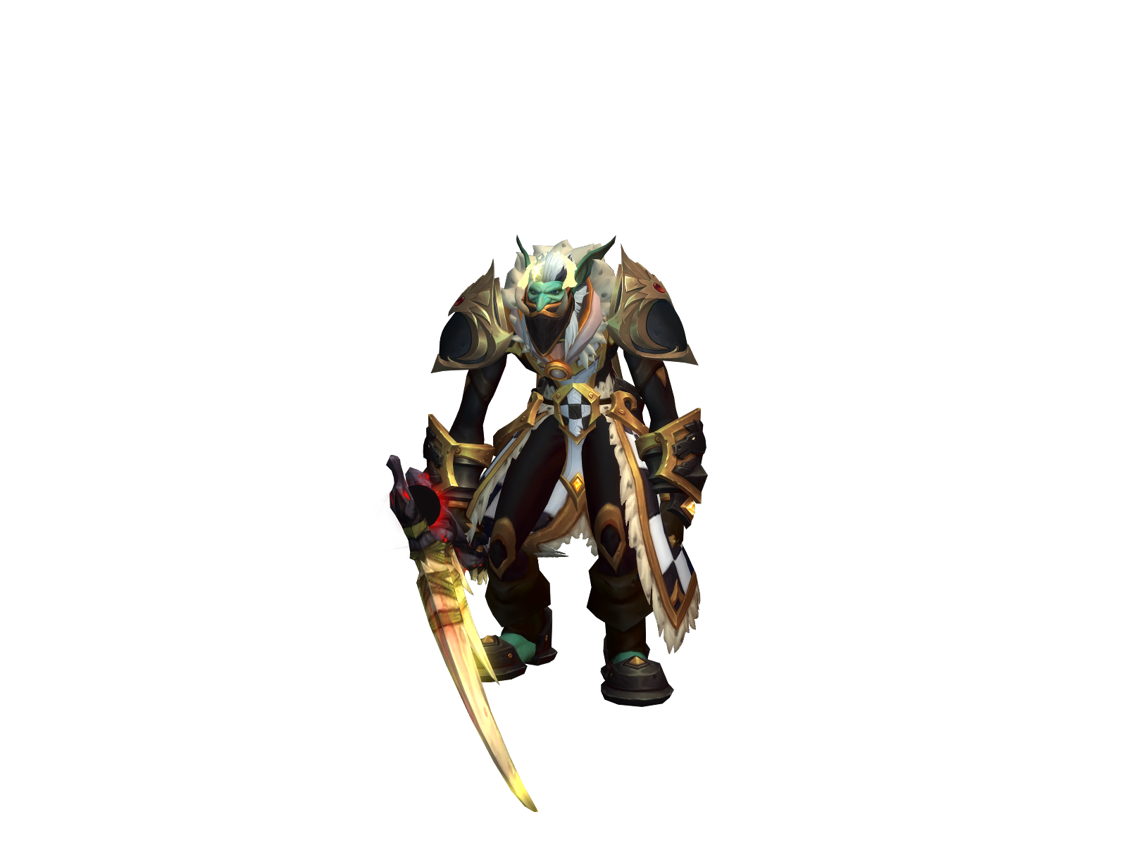 Hhogg 3D character render