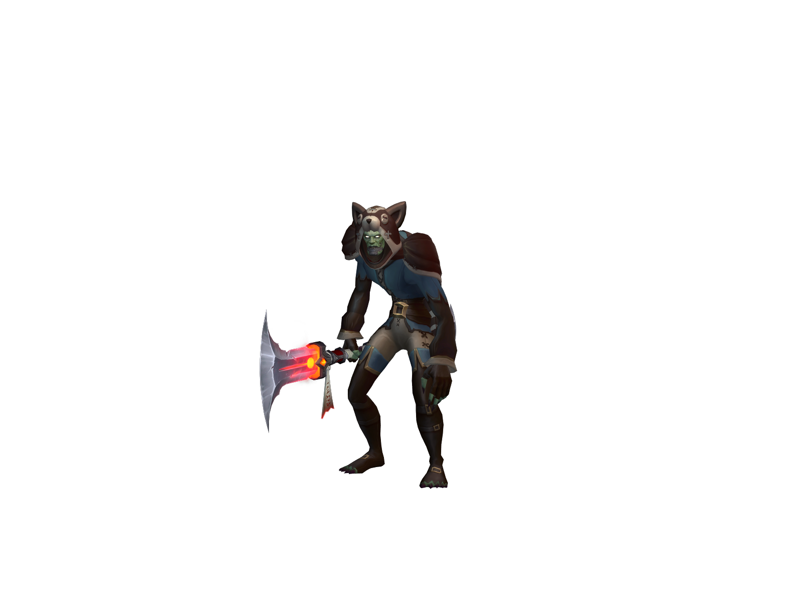 Harðisc 3D character render