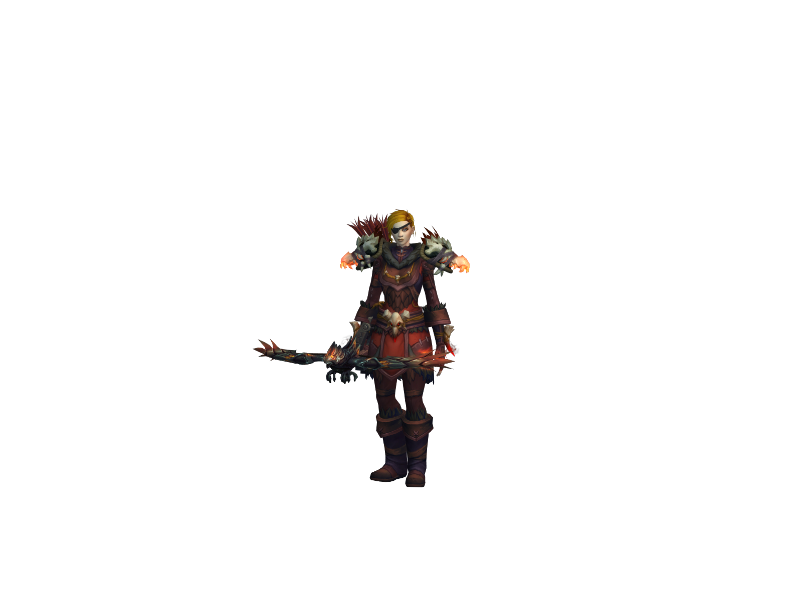 Imonlyape 3D character render
