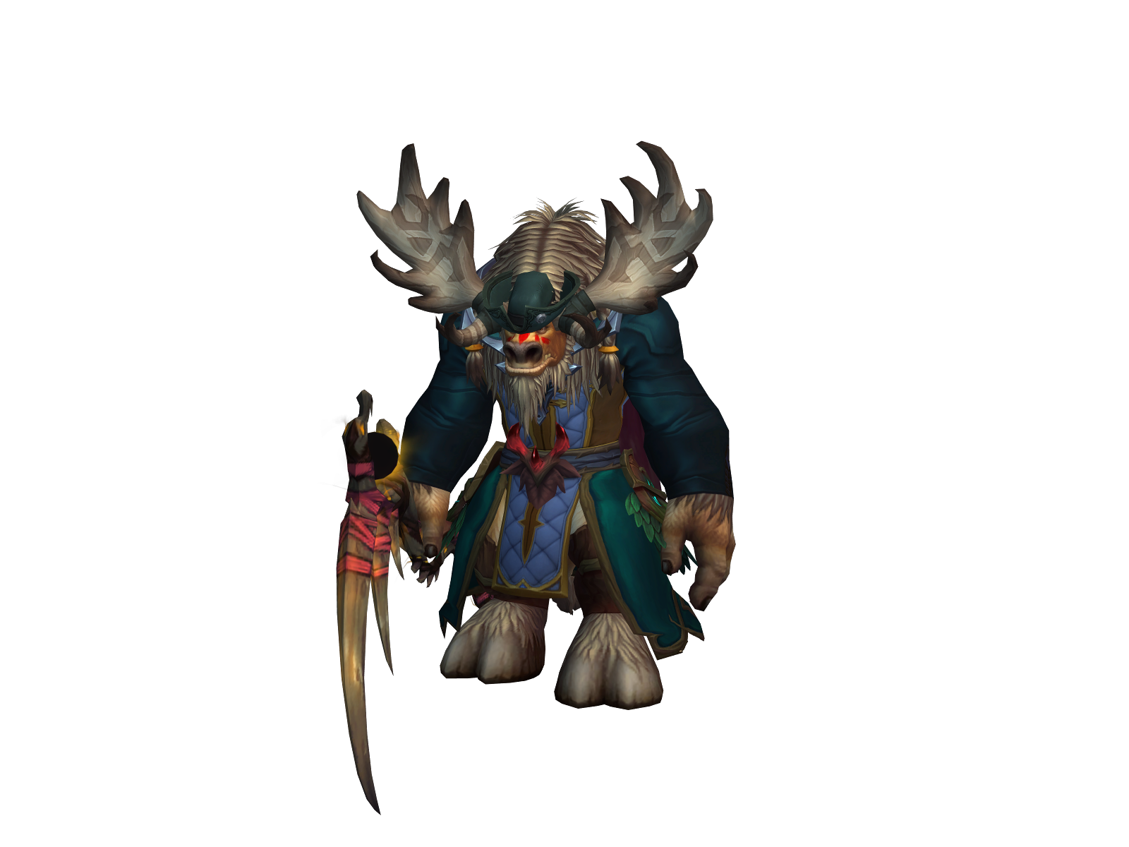 Vaitimbora 3D character render
