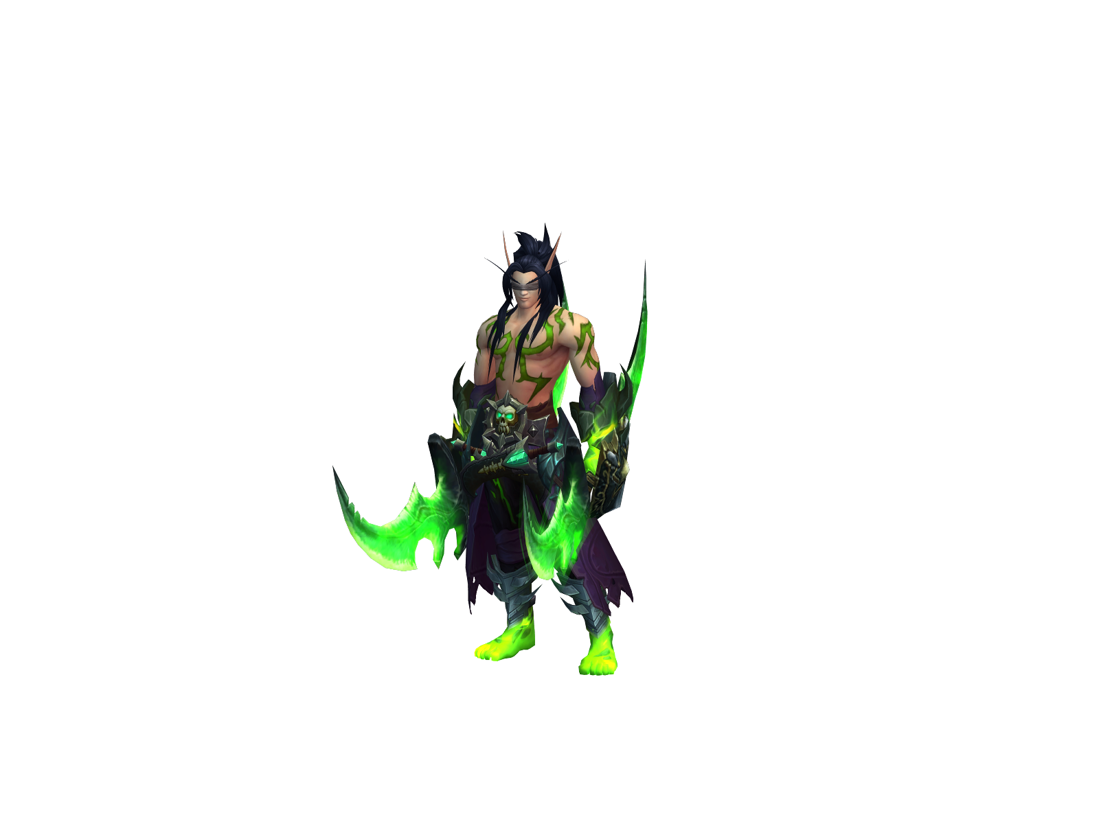 Glaiven 3D character render