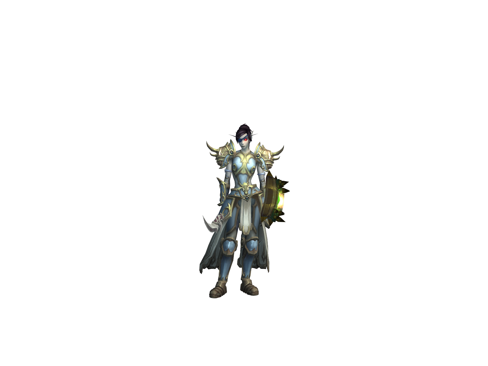 Demigodx 3D character render