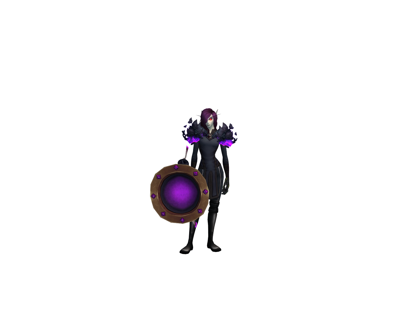 Rotported 3D character render