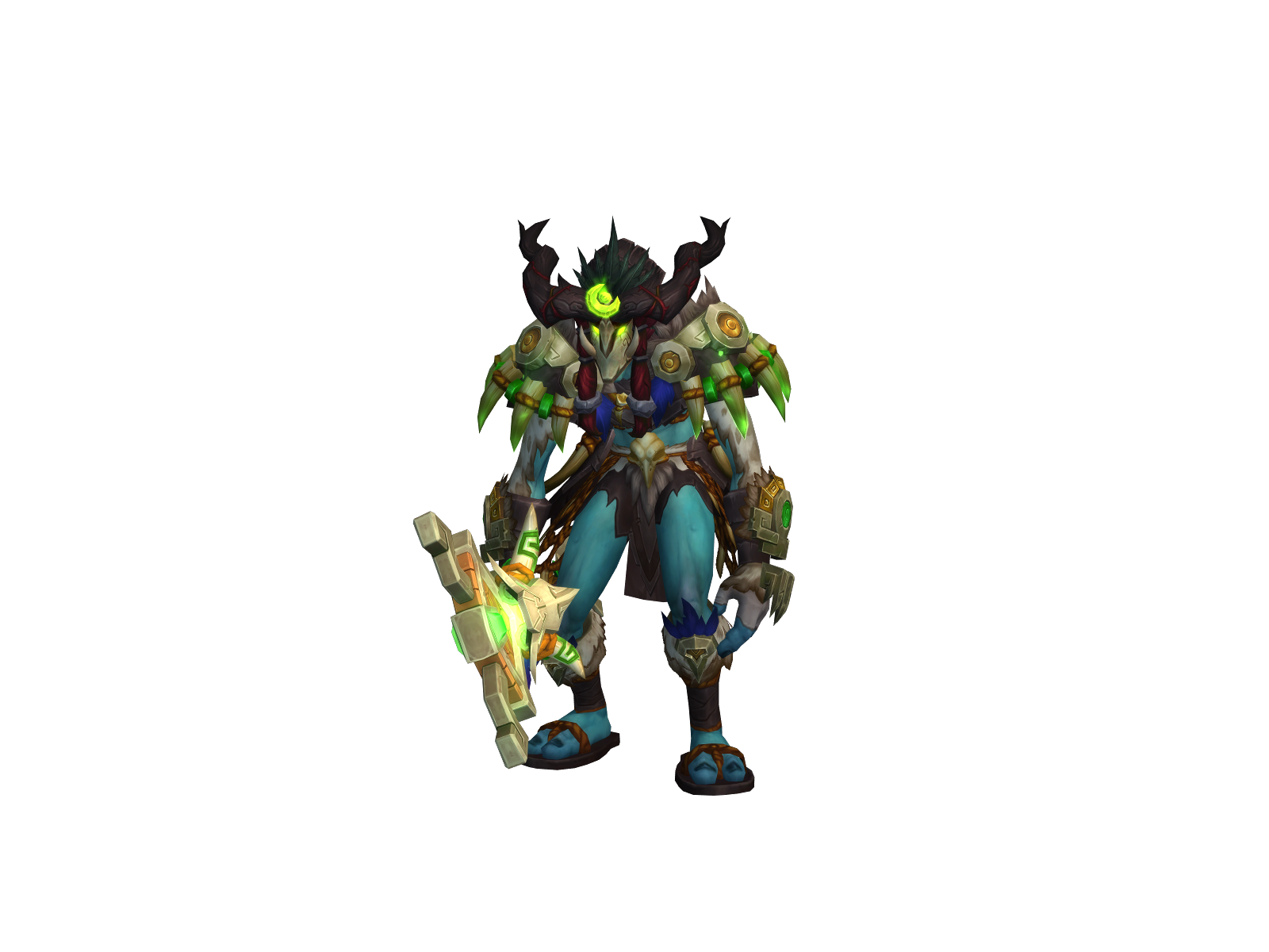 Woodfordres 3D character render