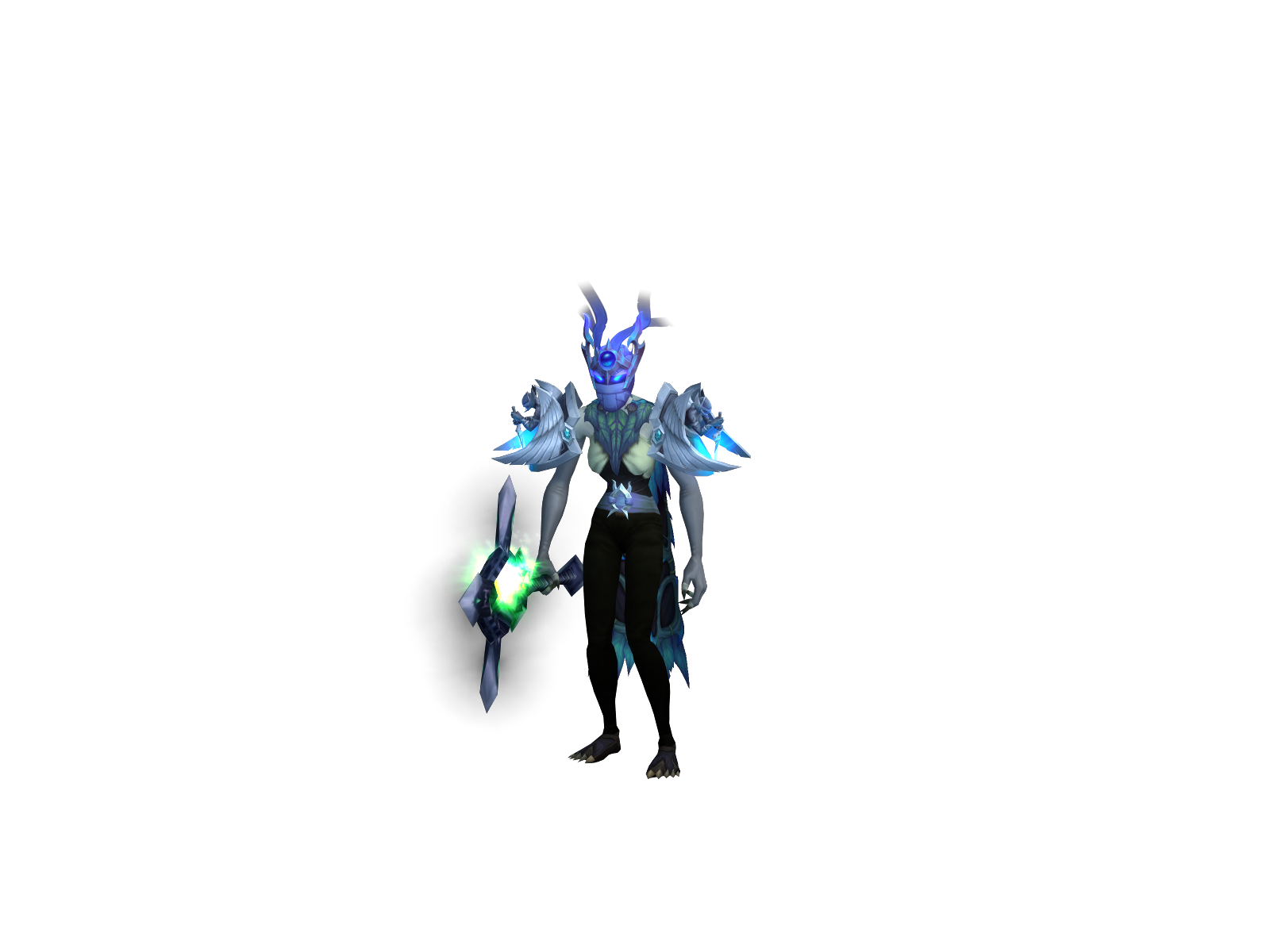 Ladyturn 3D character render