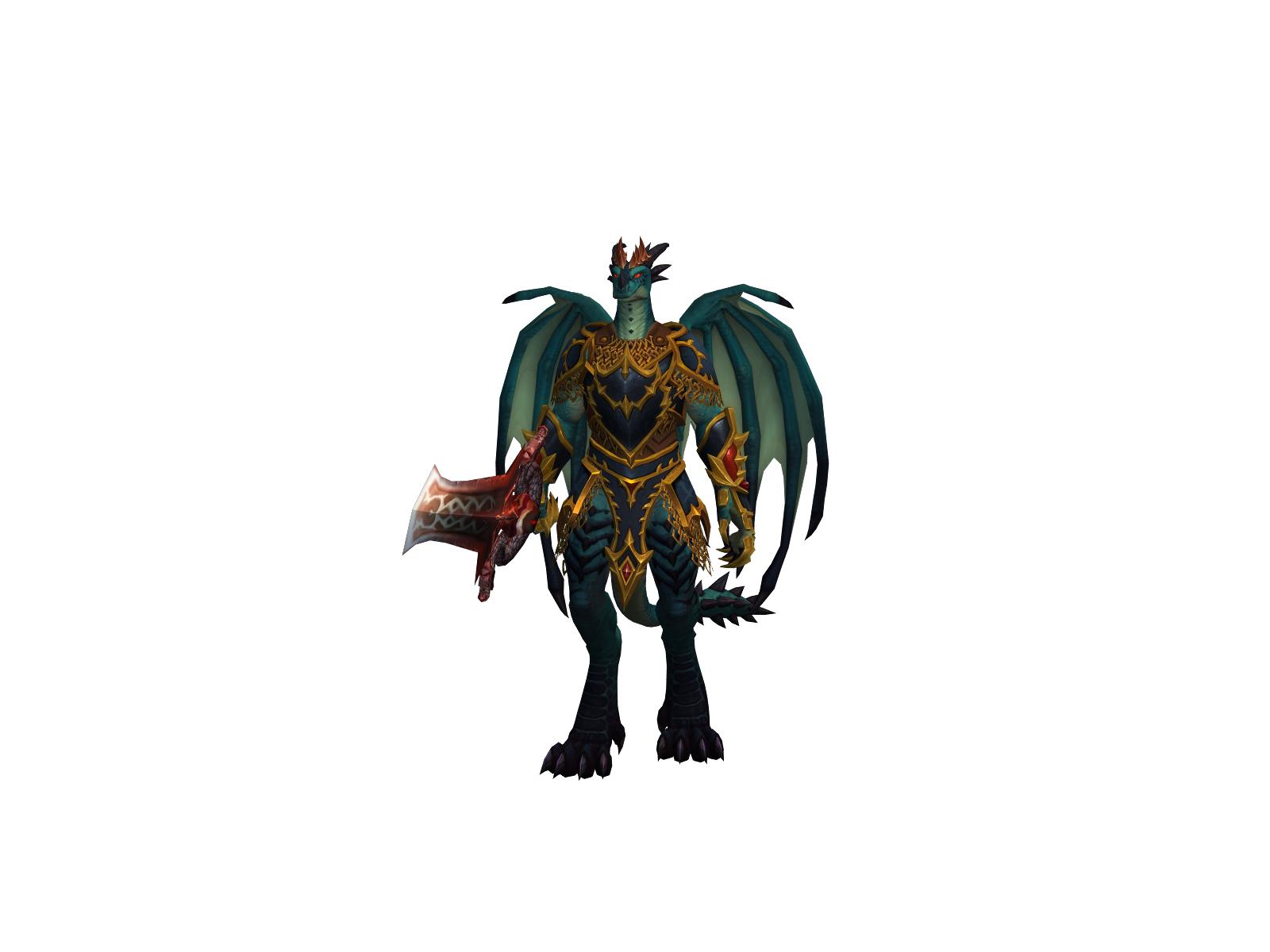 Draggindan 3D character render
