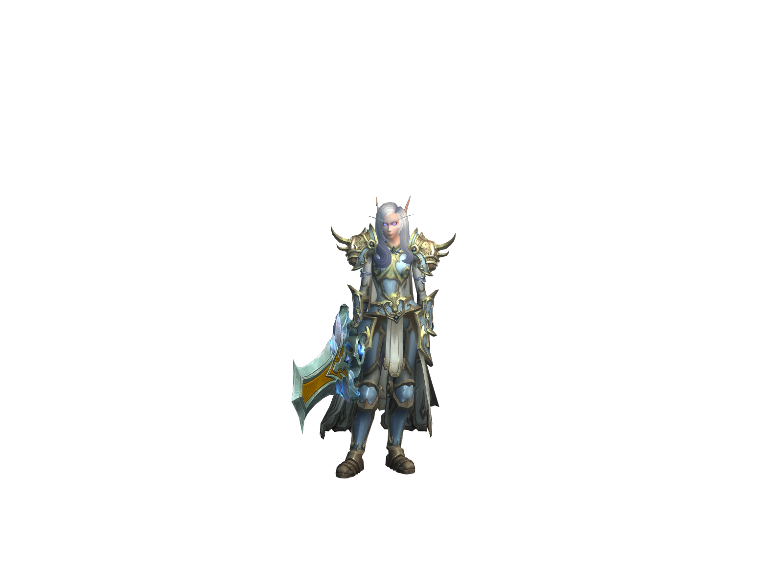 Paladinroti 3D character render