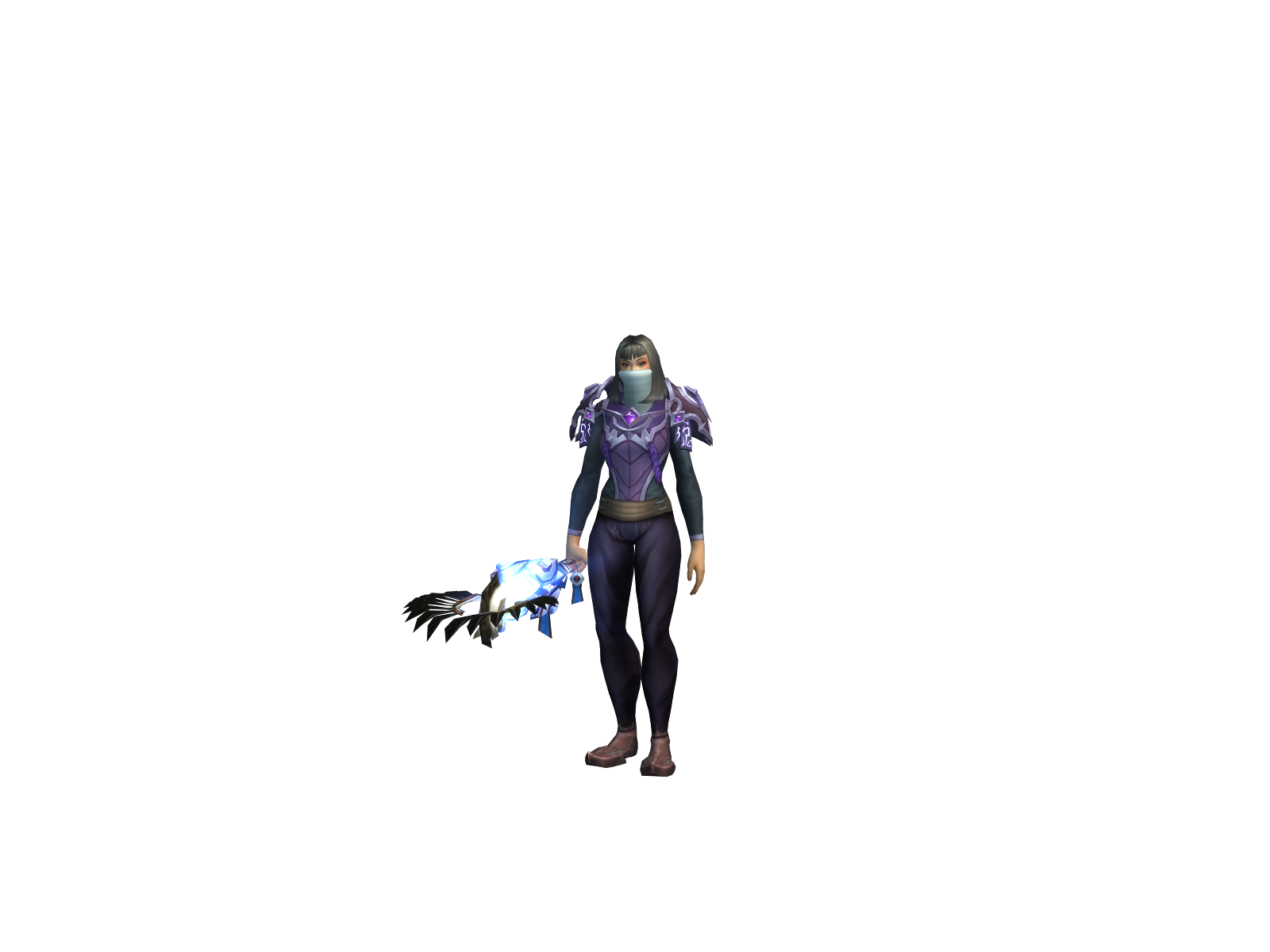 Joannalin 3D character render