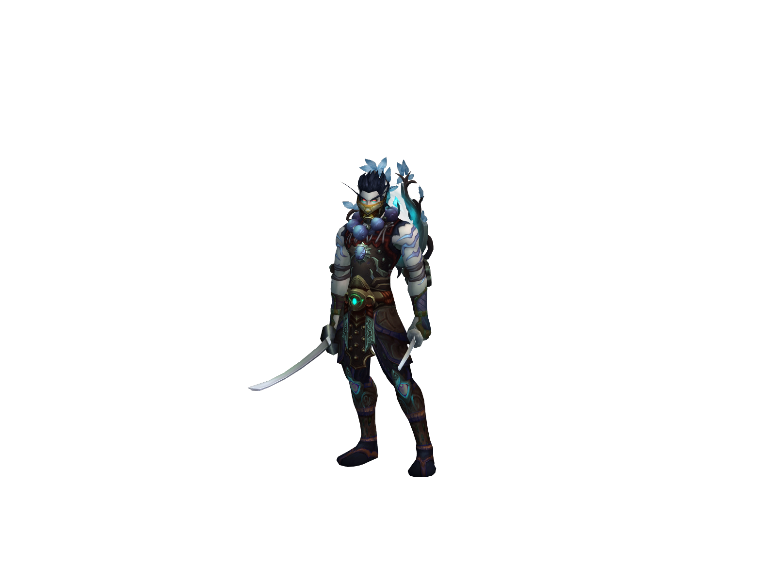 Oniwabani 3D character render