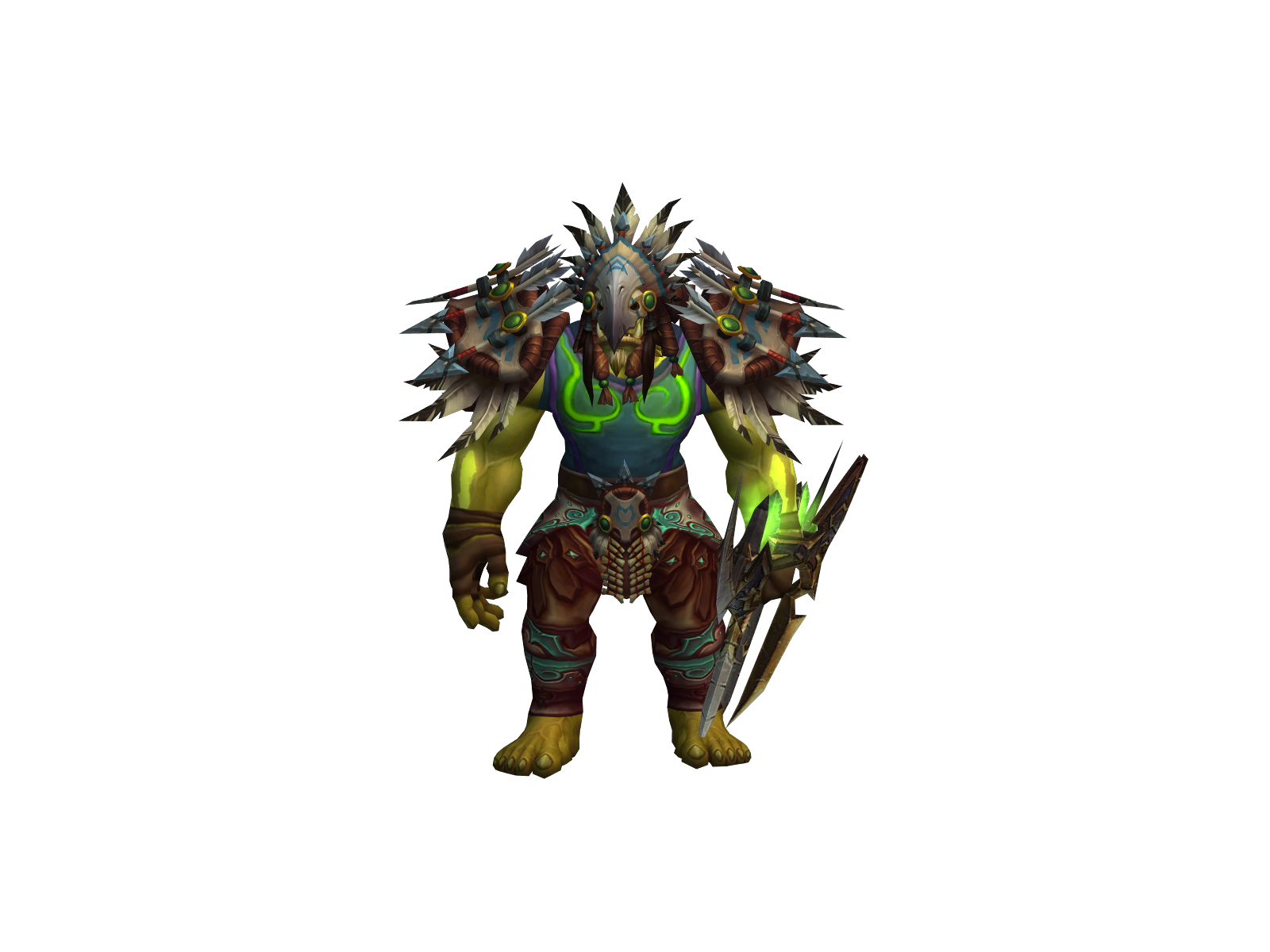 Geq 3D character render