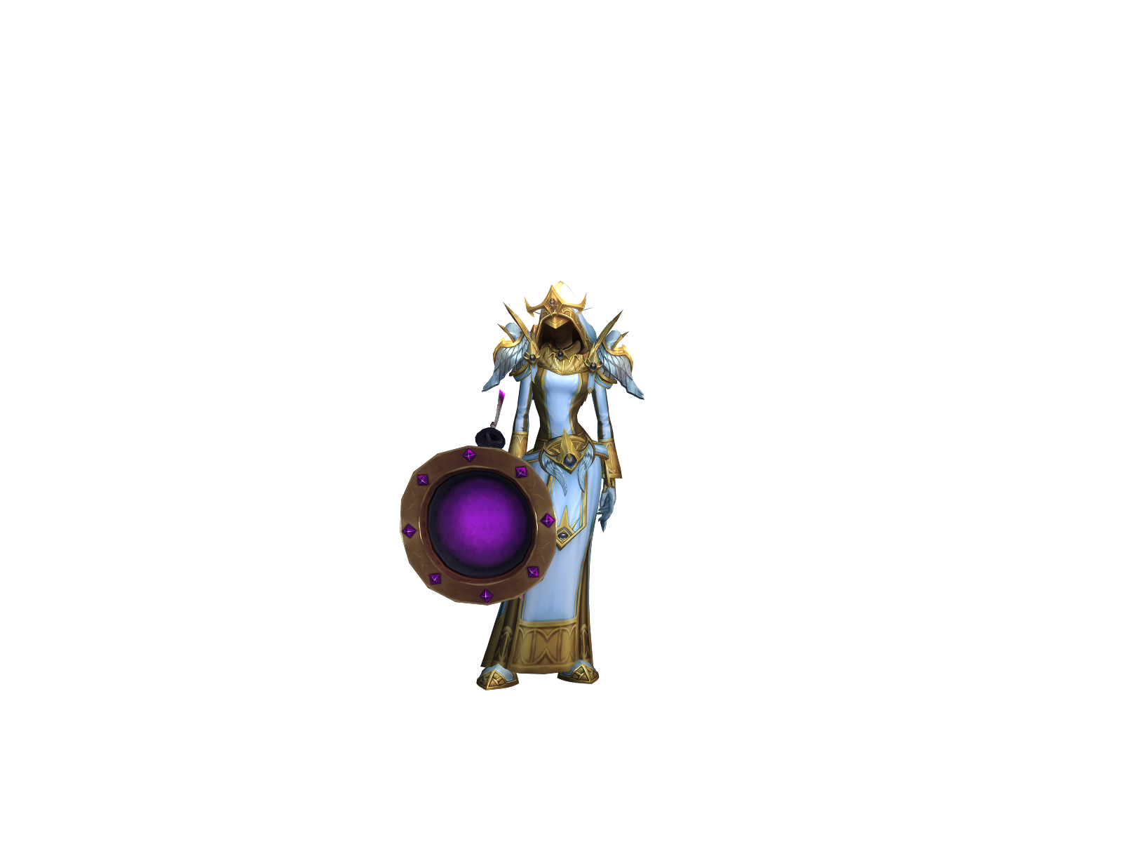 Lithomancy 3D character render