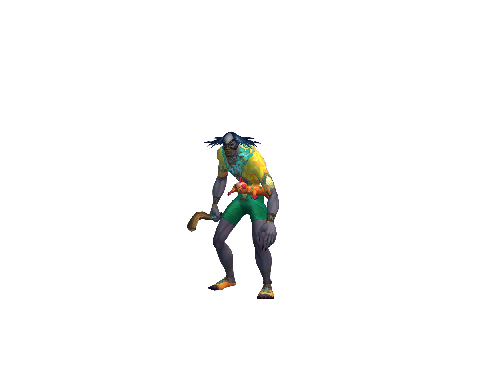 Chqhwk 3D character render