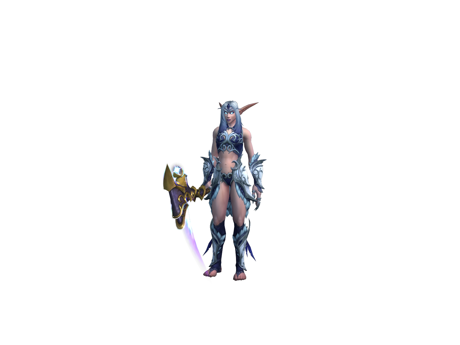 Azeki 3D character render