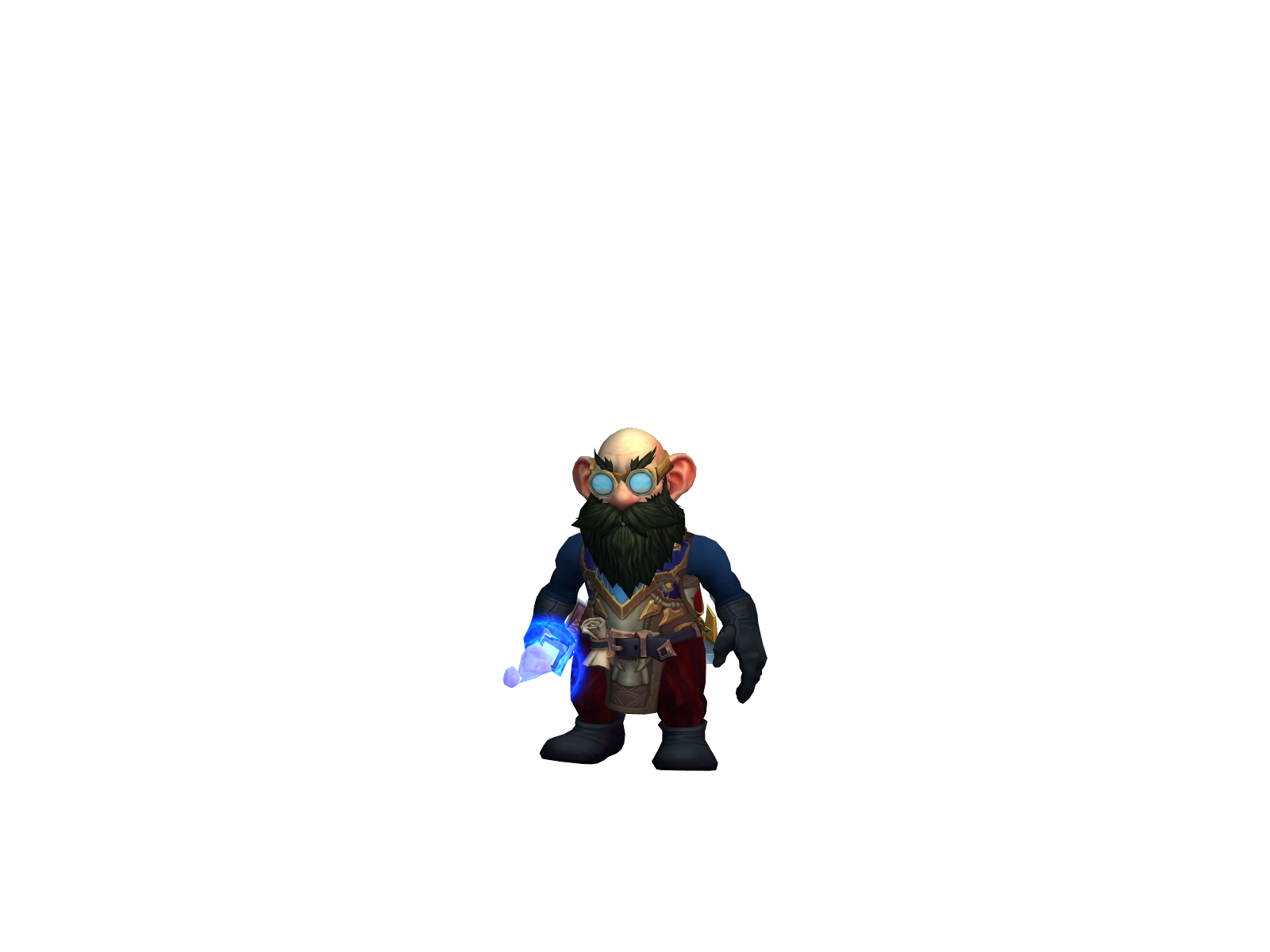 Gnomastery 3D character render