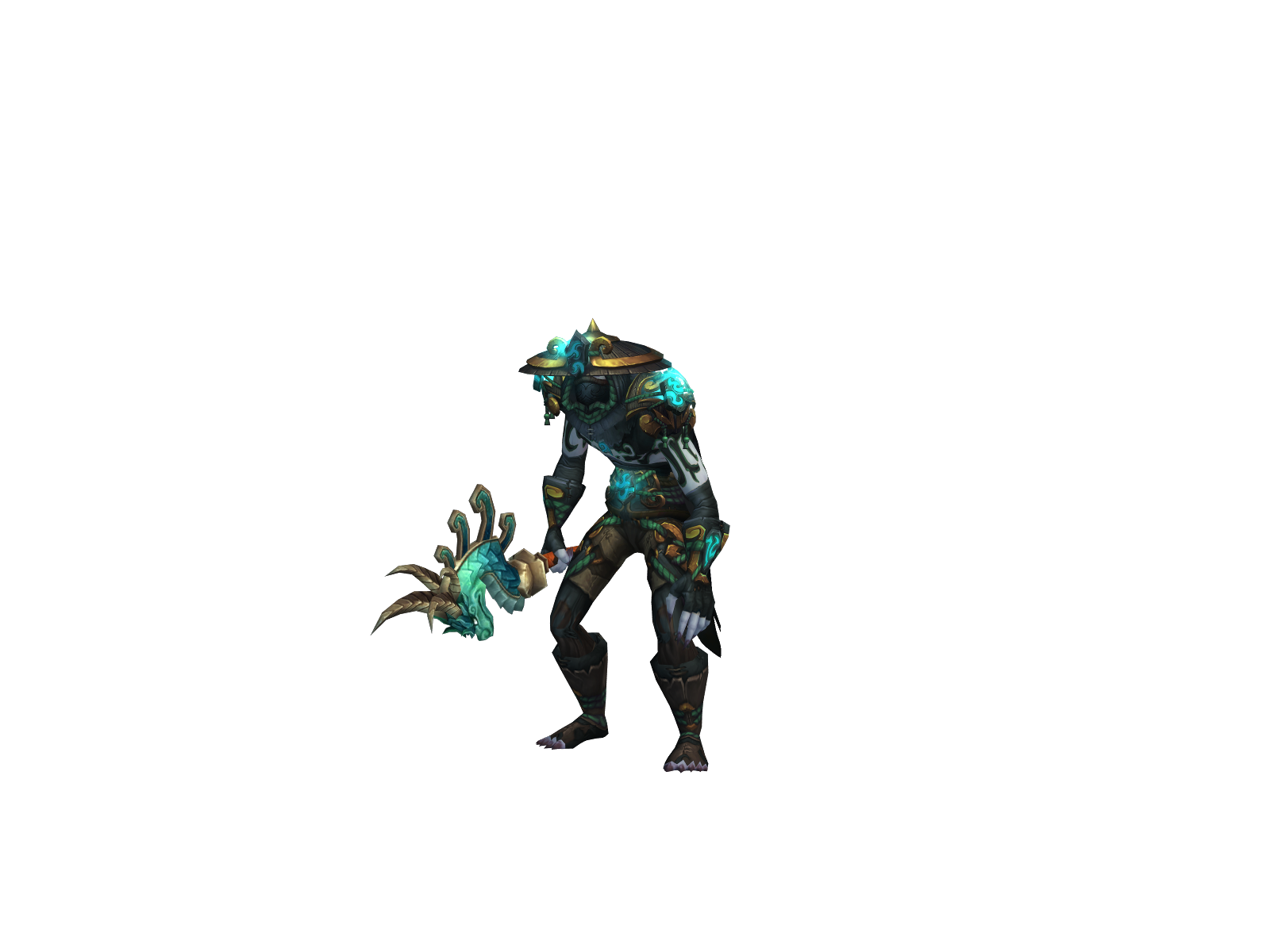 Bbarú 3D character render