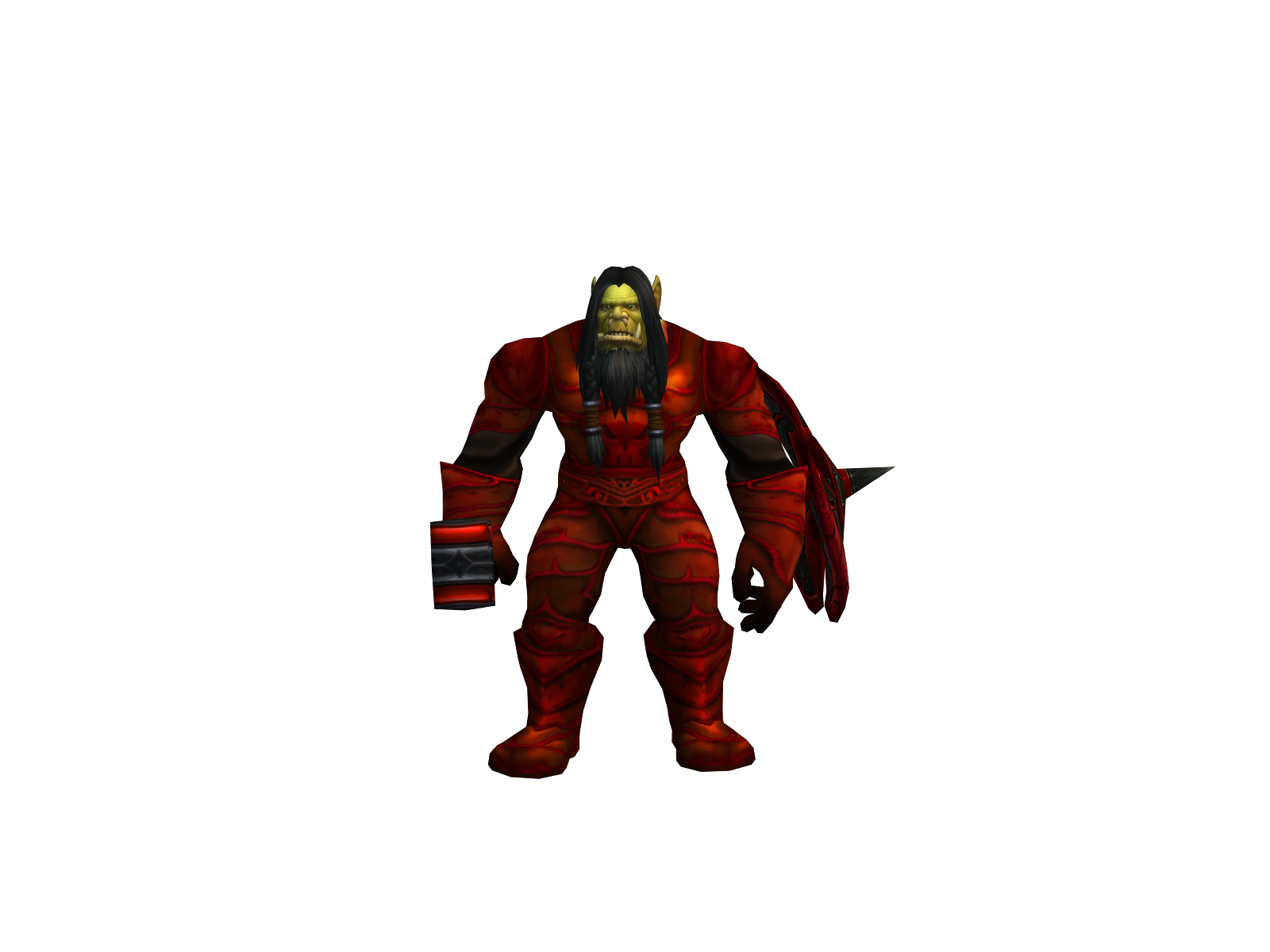 Smileorc 3D character render