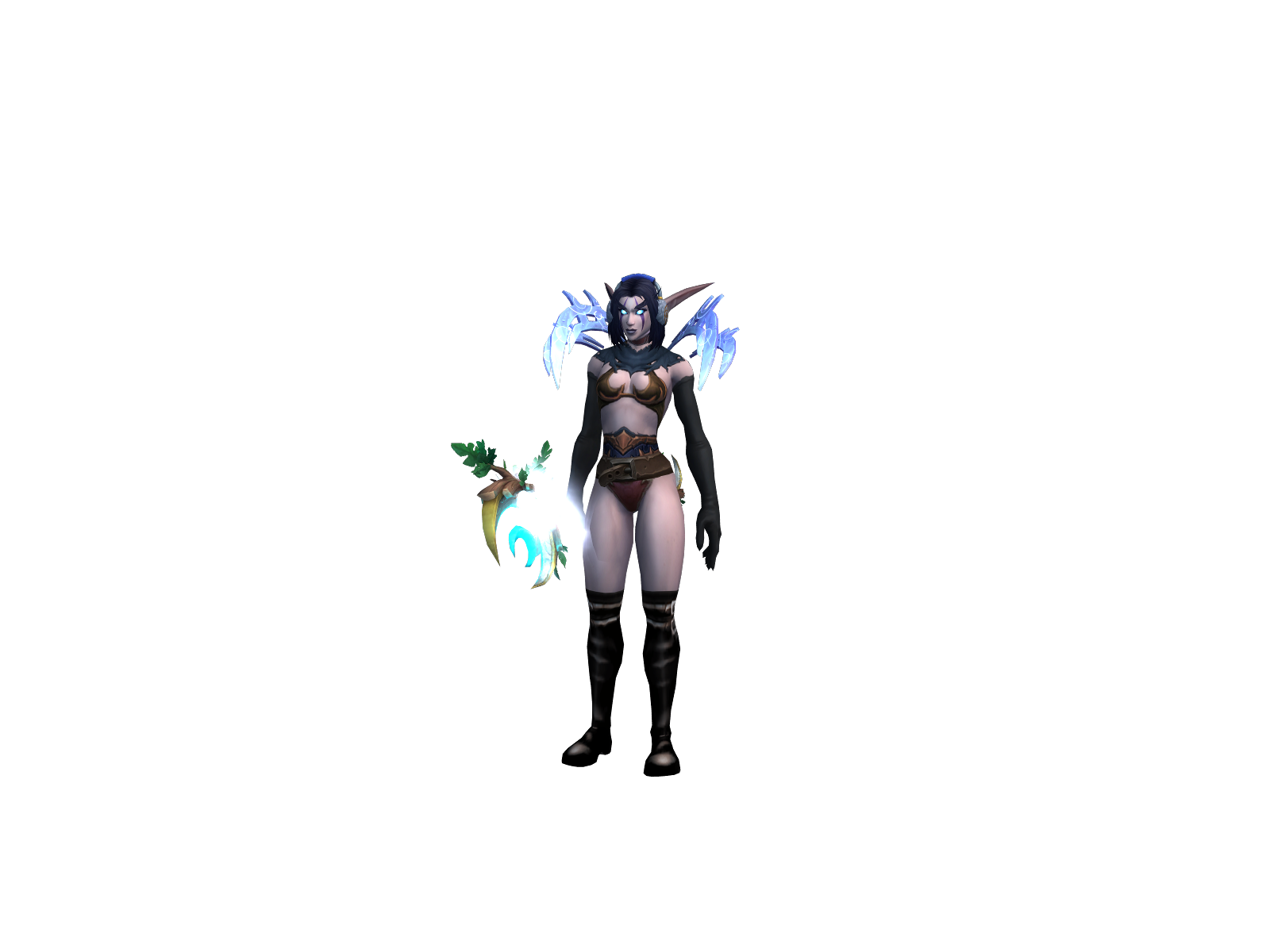 Mysana 3D character render