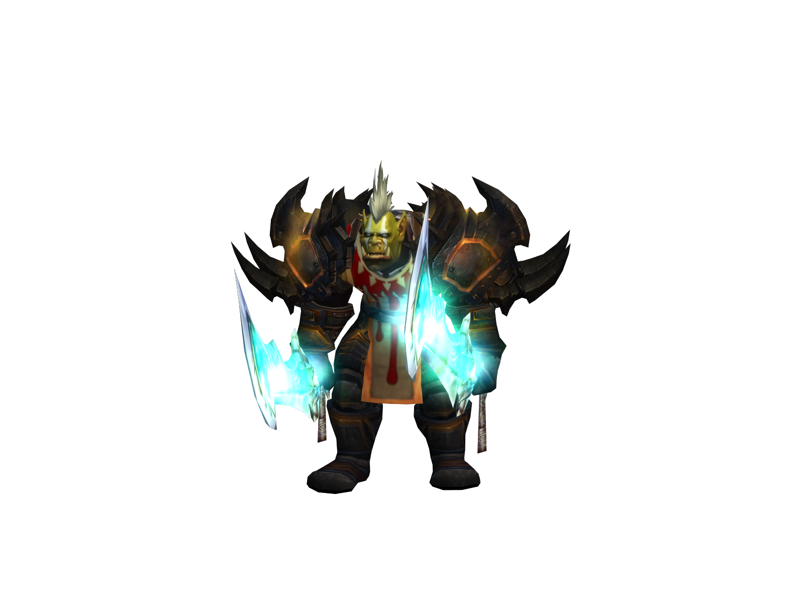 Orkboychoppa 3D character render