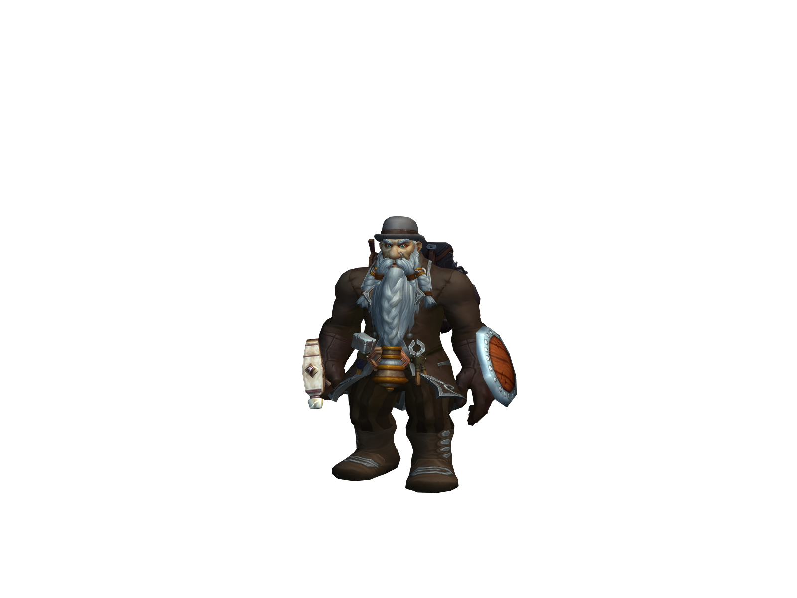 Gaudshock 3D character render