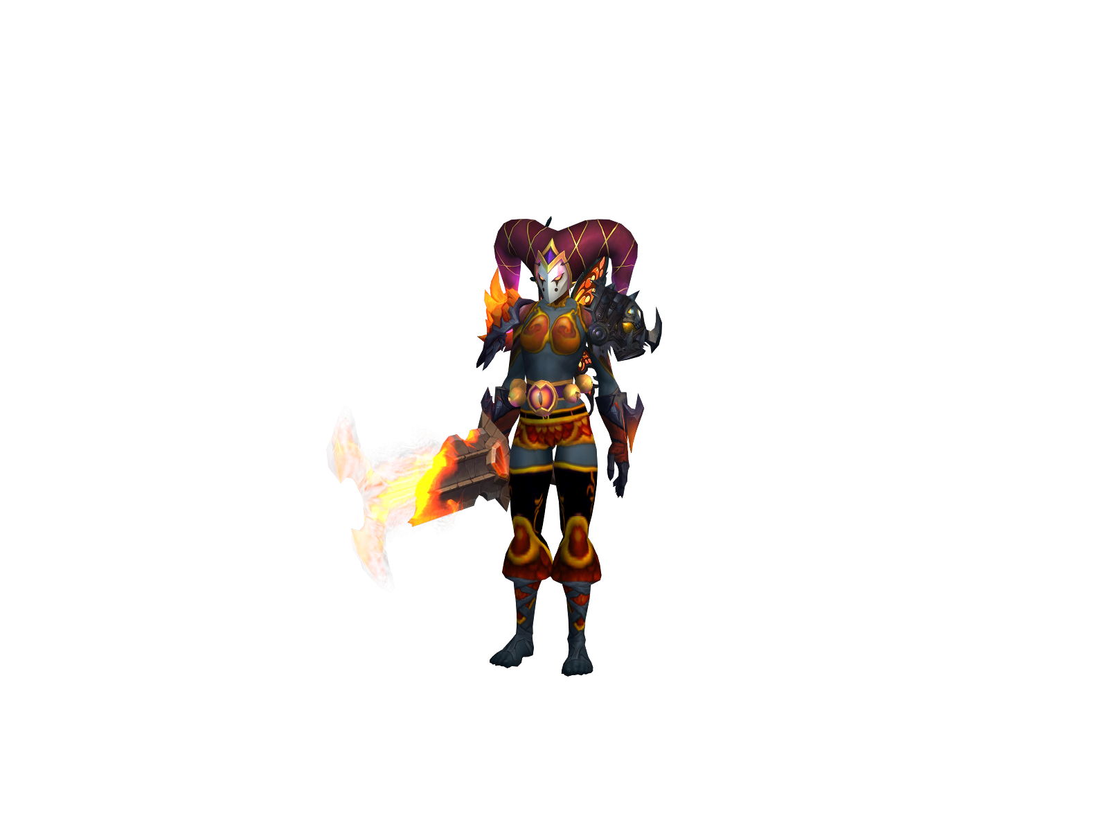 Pétraa 3D character render