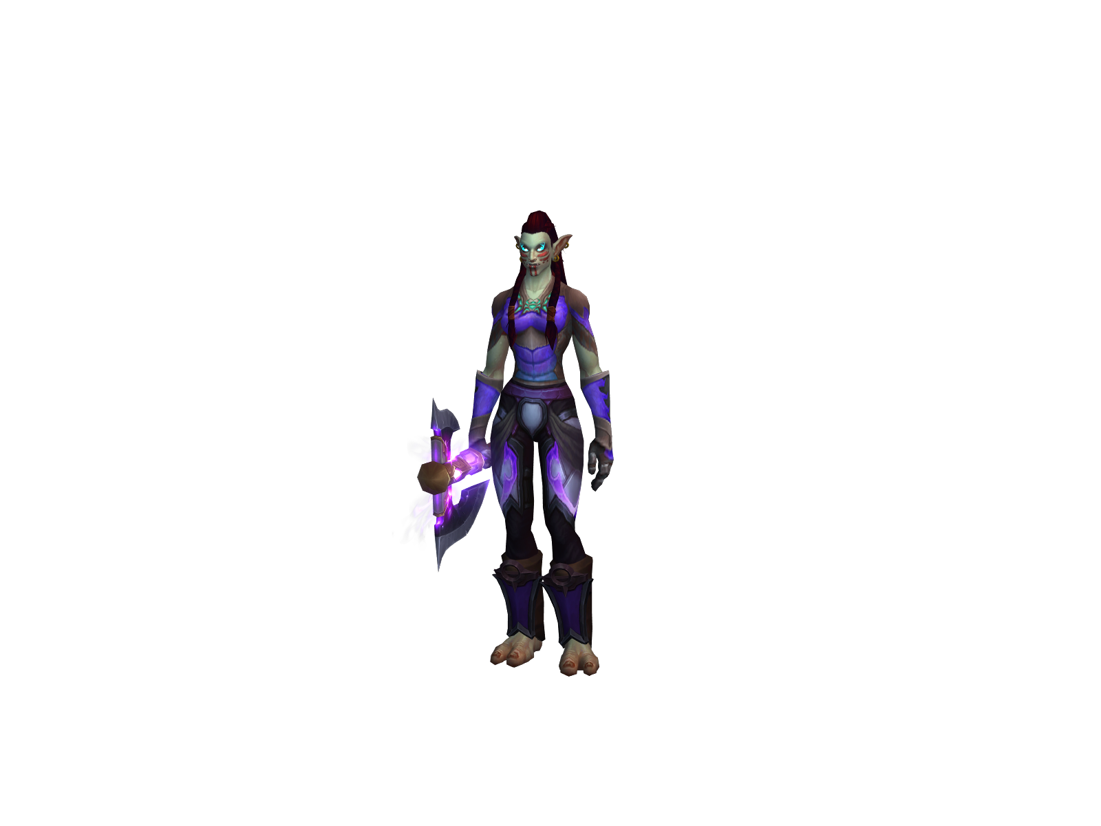 Blackin 3D character render