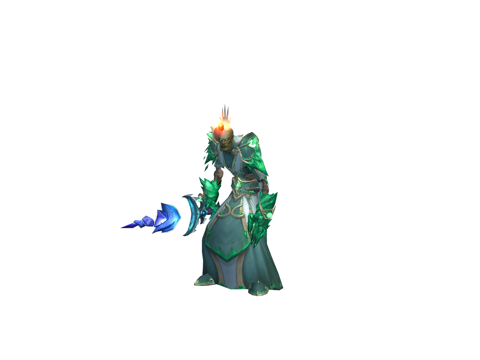 Calvishon 3D character render