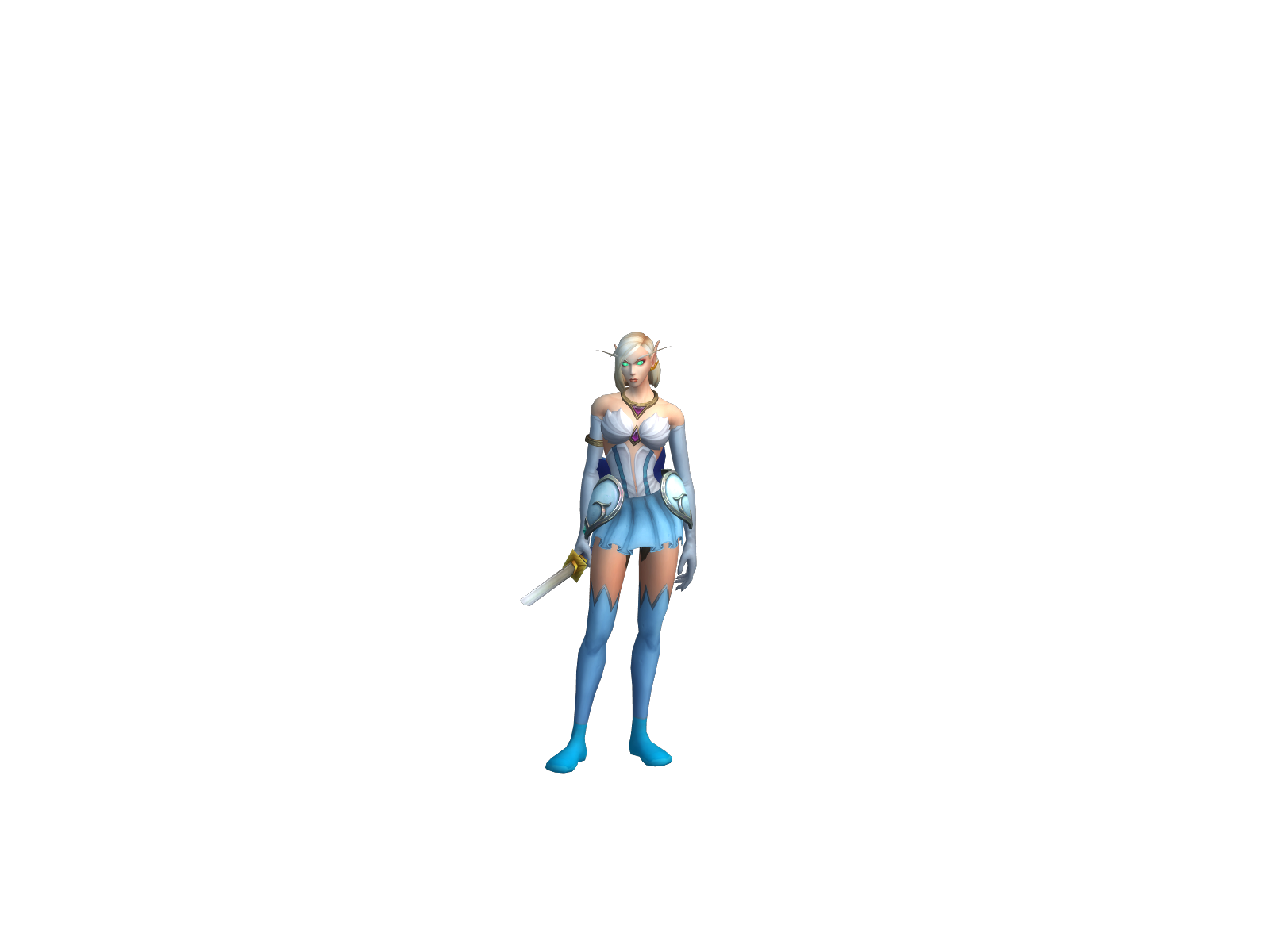 Ayoria 3D character render