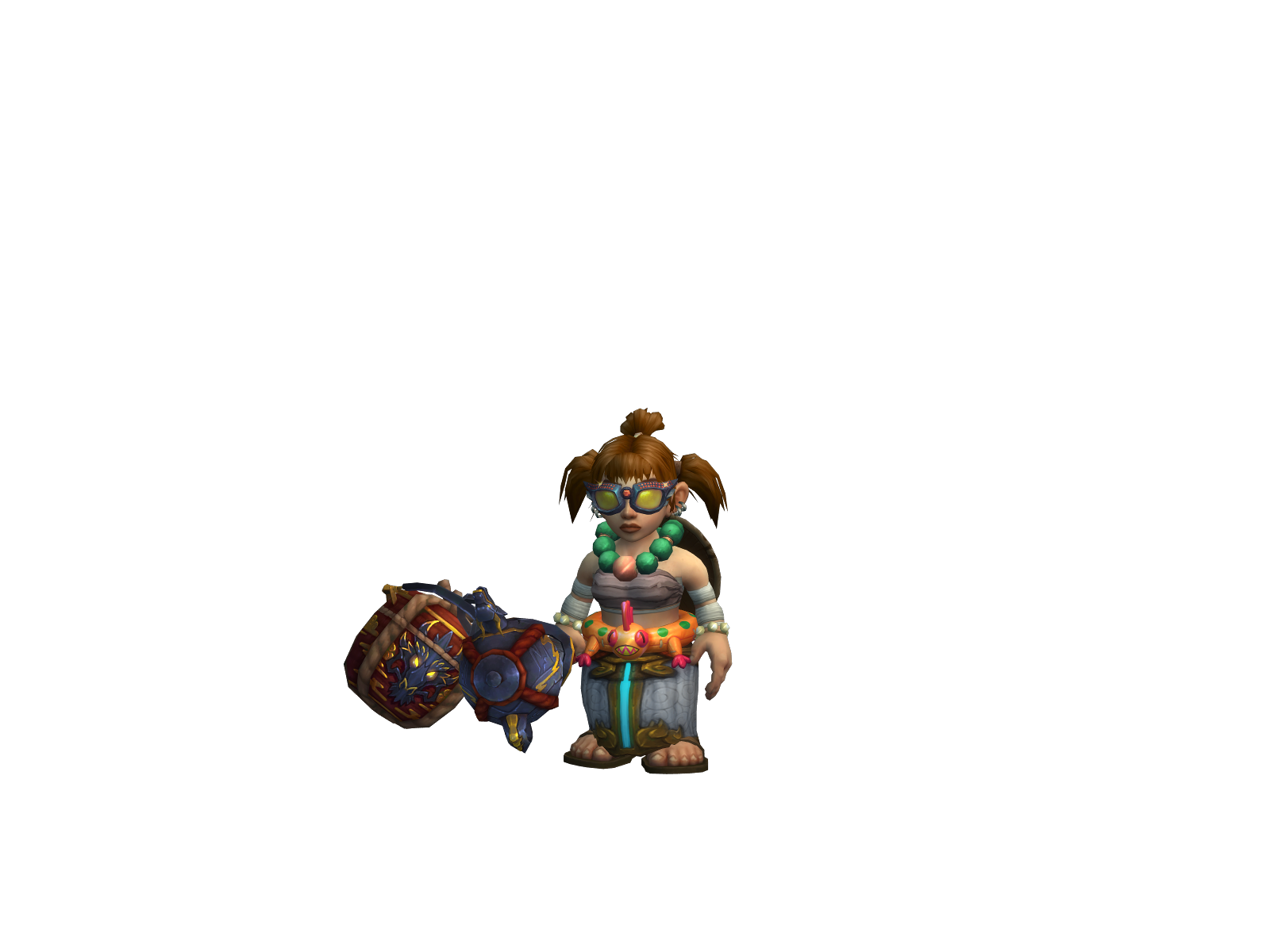 Qxoa 3D character render