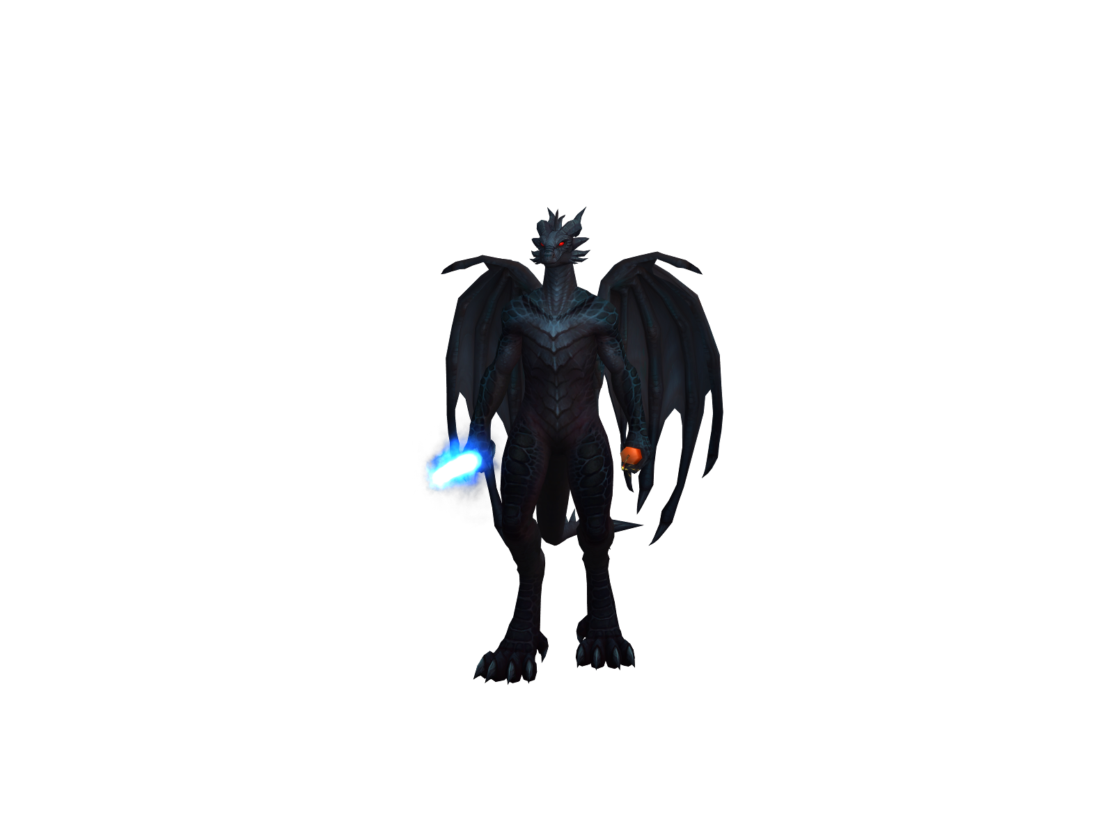 Slagging 3D character render