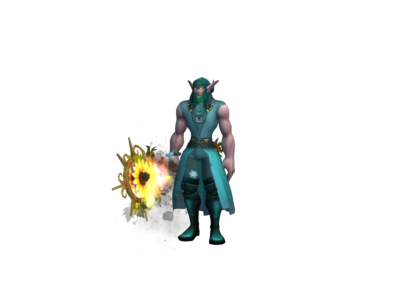 Drui 3D character render