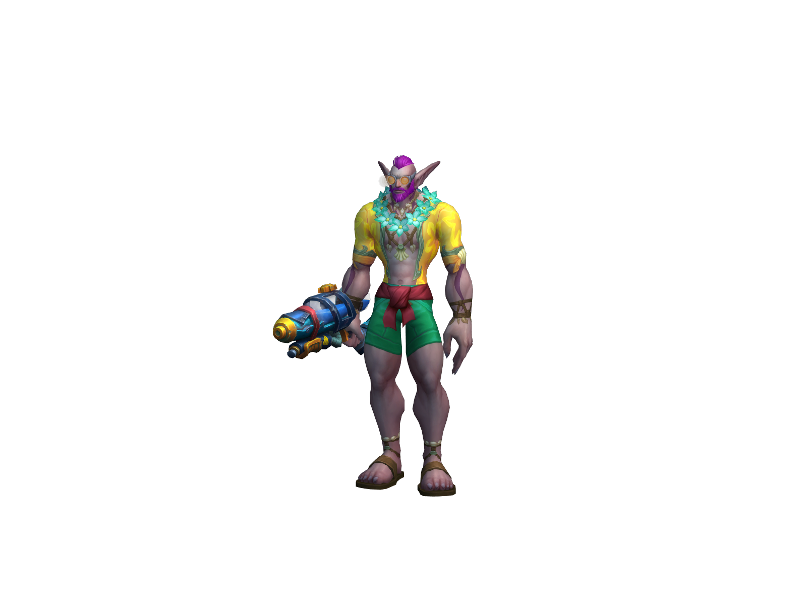 Lunefleche 3D character render
