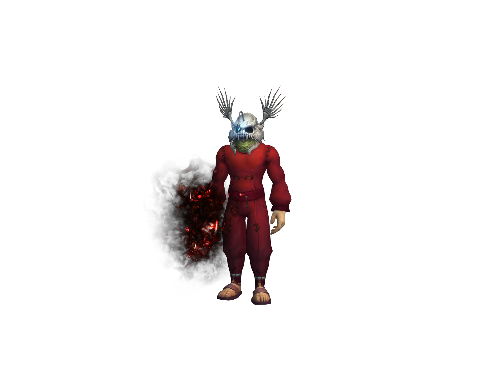 Applegrape 3D character render