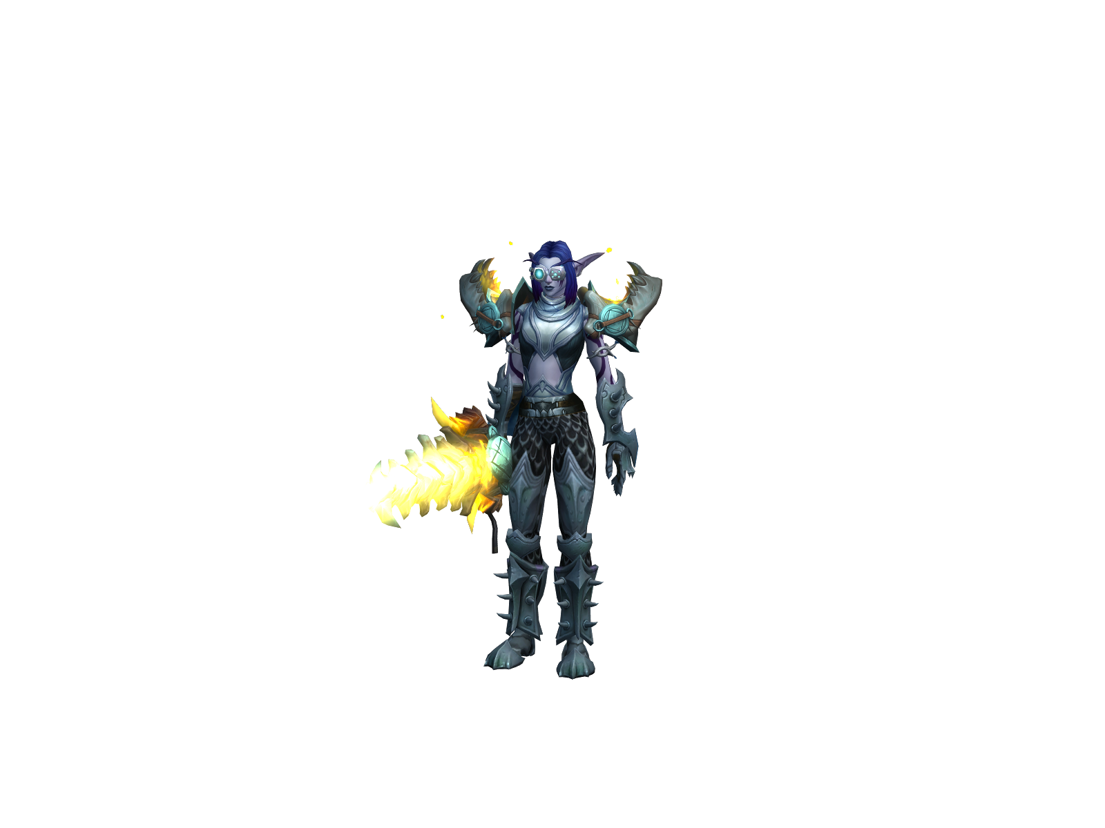 Buckflacks 3D character render