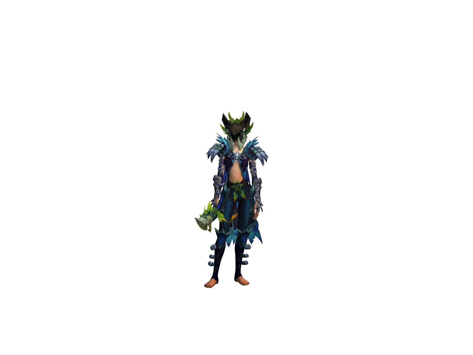 Bwonk 3D character render