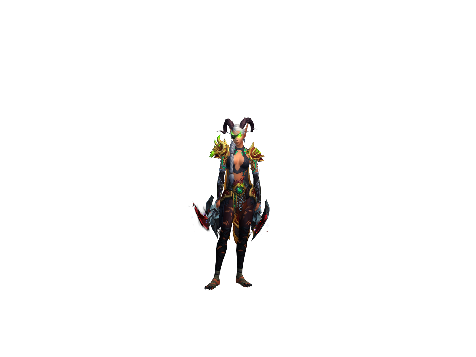 Samíra 3D character render