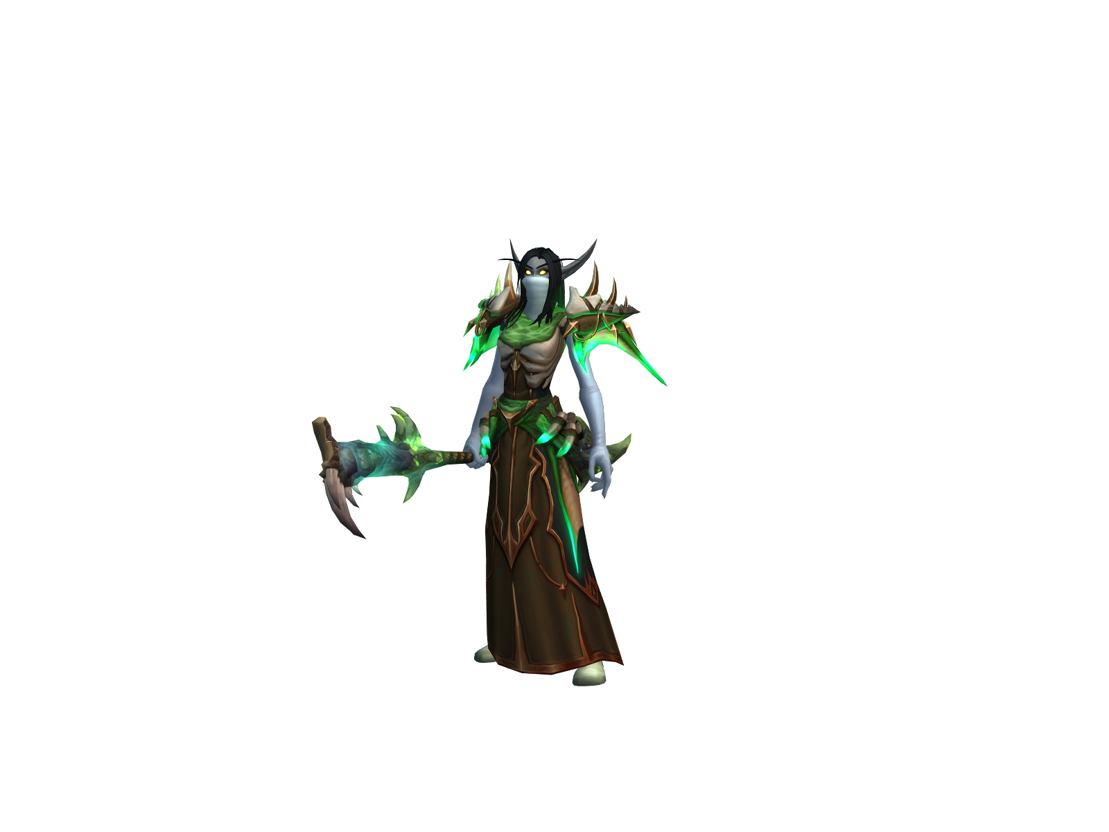 Unohanaretsu 3D character render