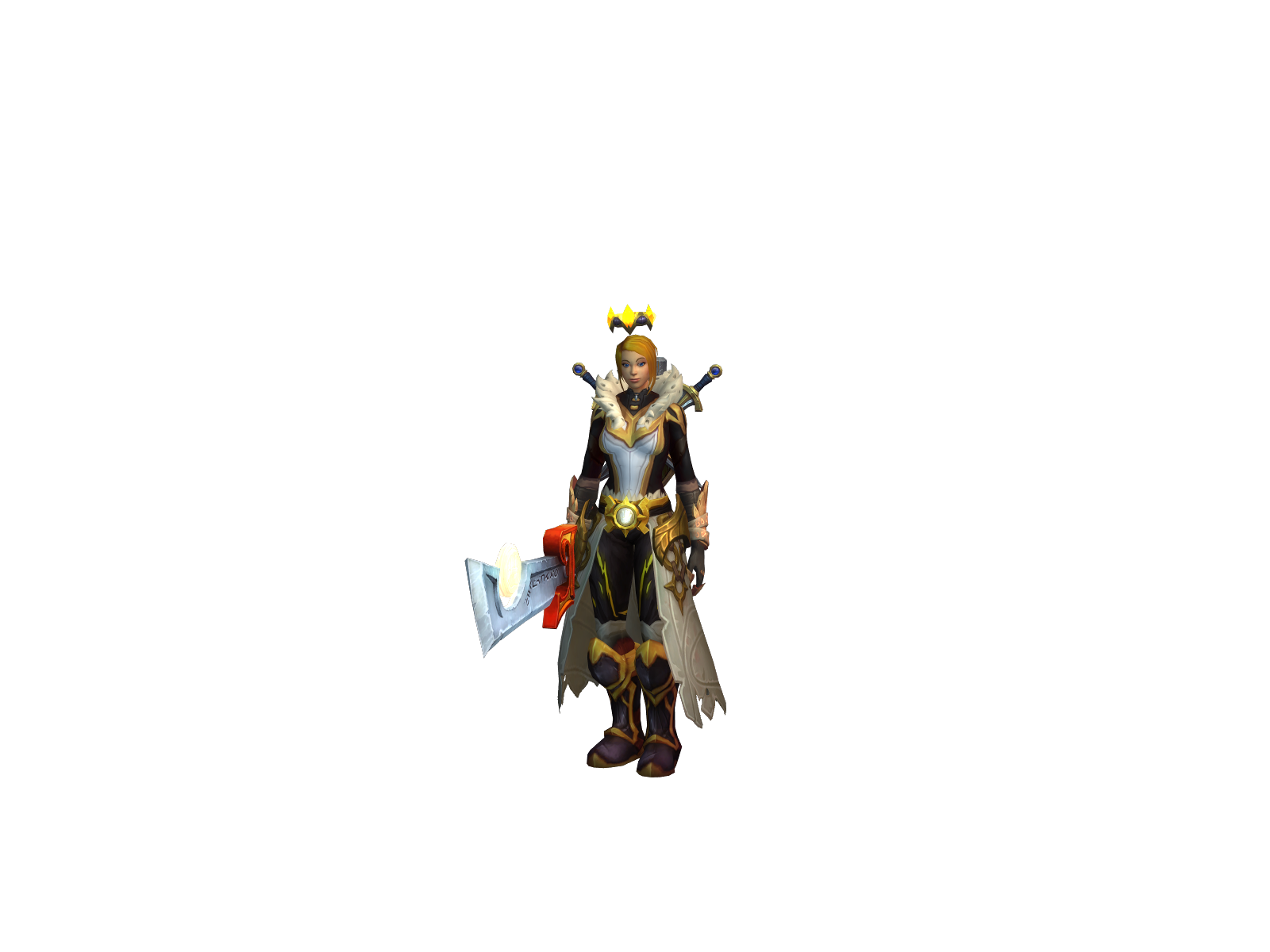 Lalatiina 3D character render