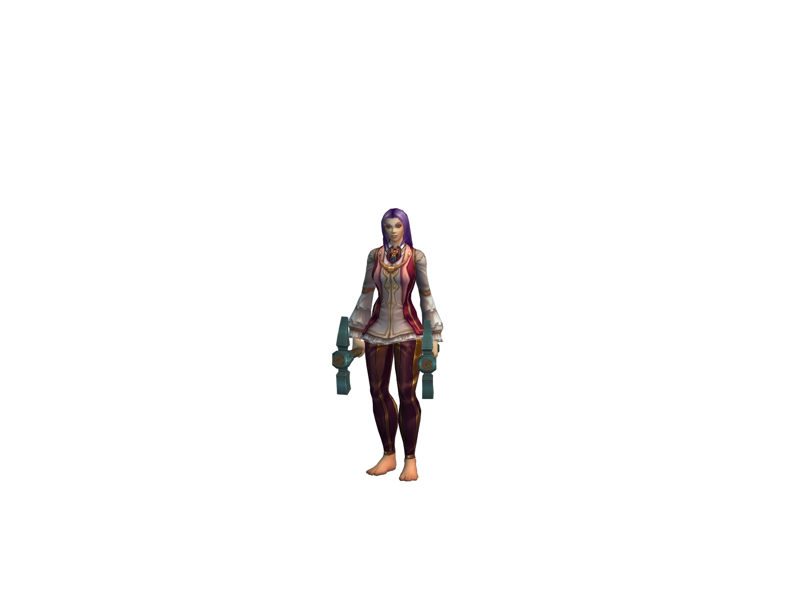 Chipijama 3D character render