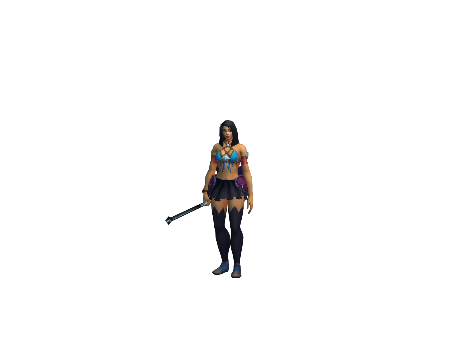Heartris 3D character render