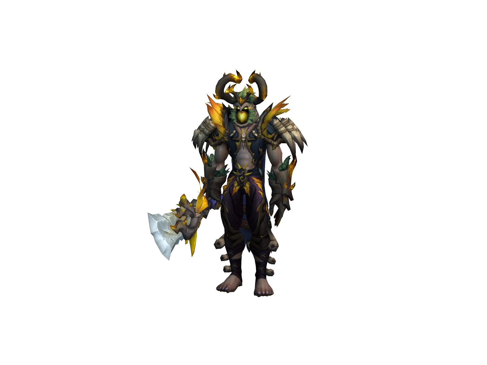 Forsakenban 3D character render