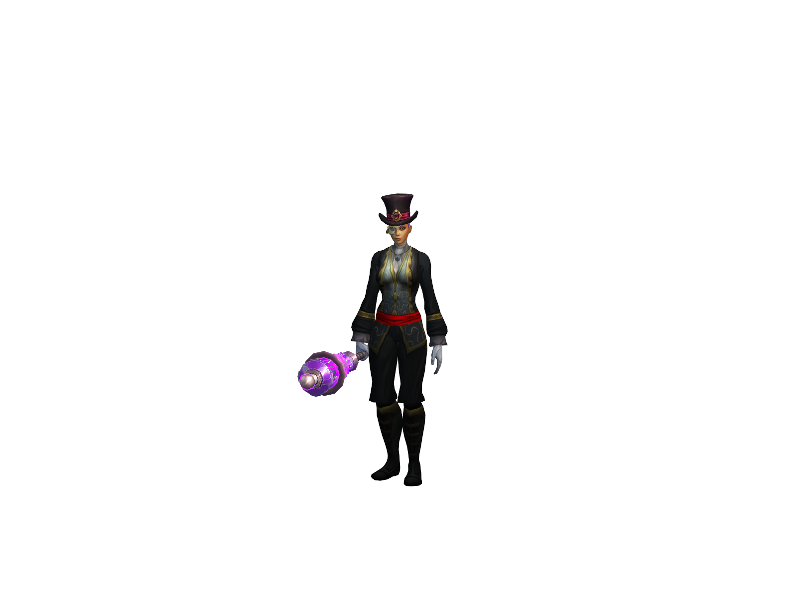 Gapedd 3D character render