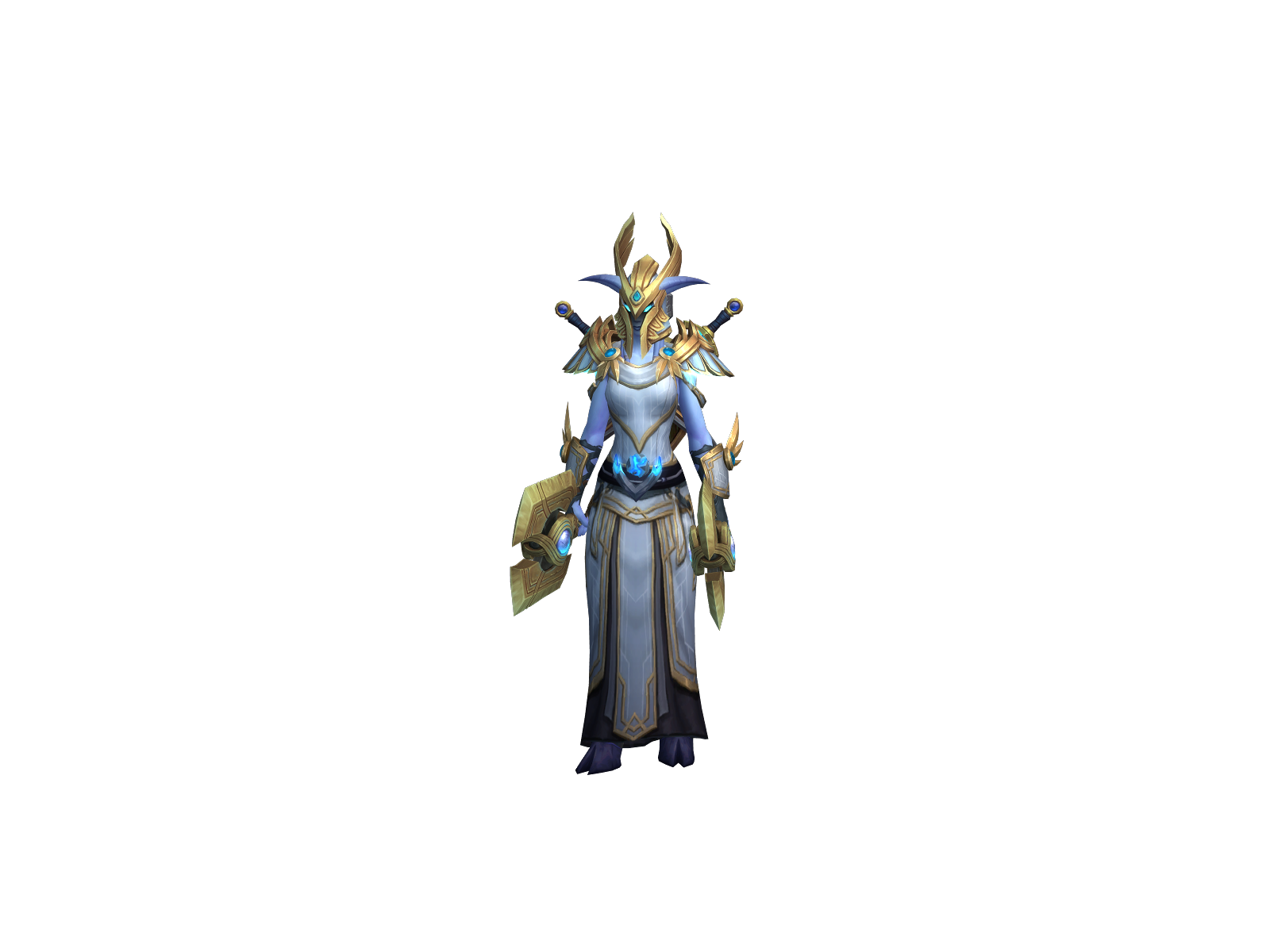 Yukikazesha 3D character render