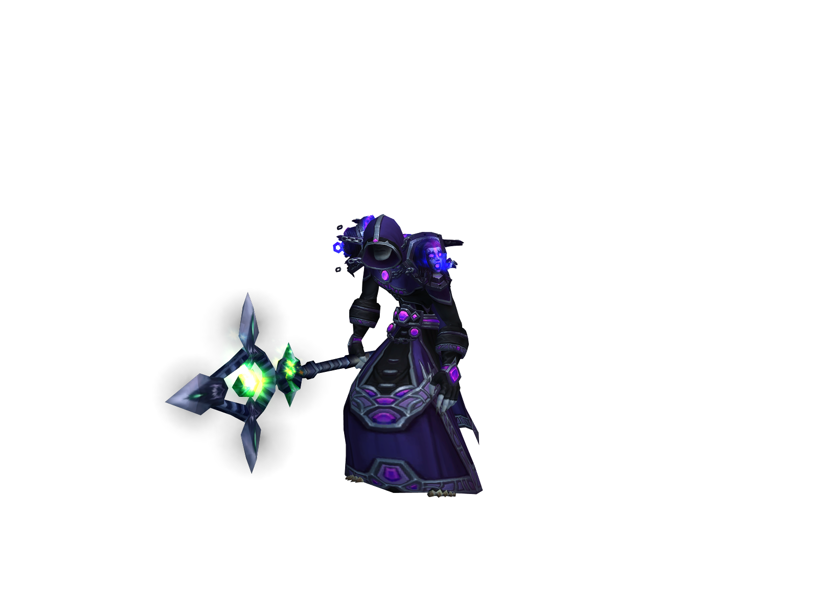 Nyctolux 3D character render