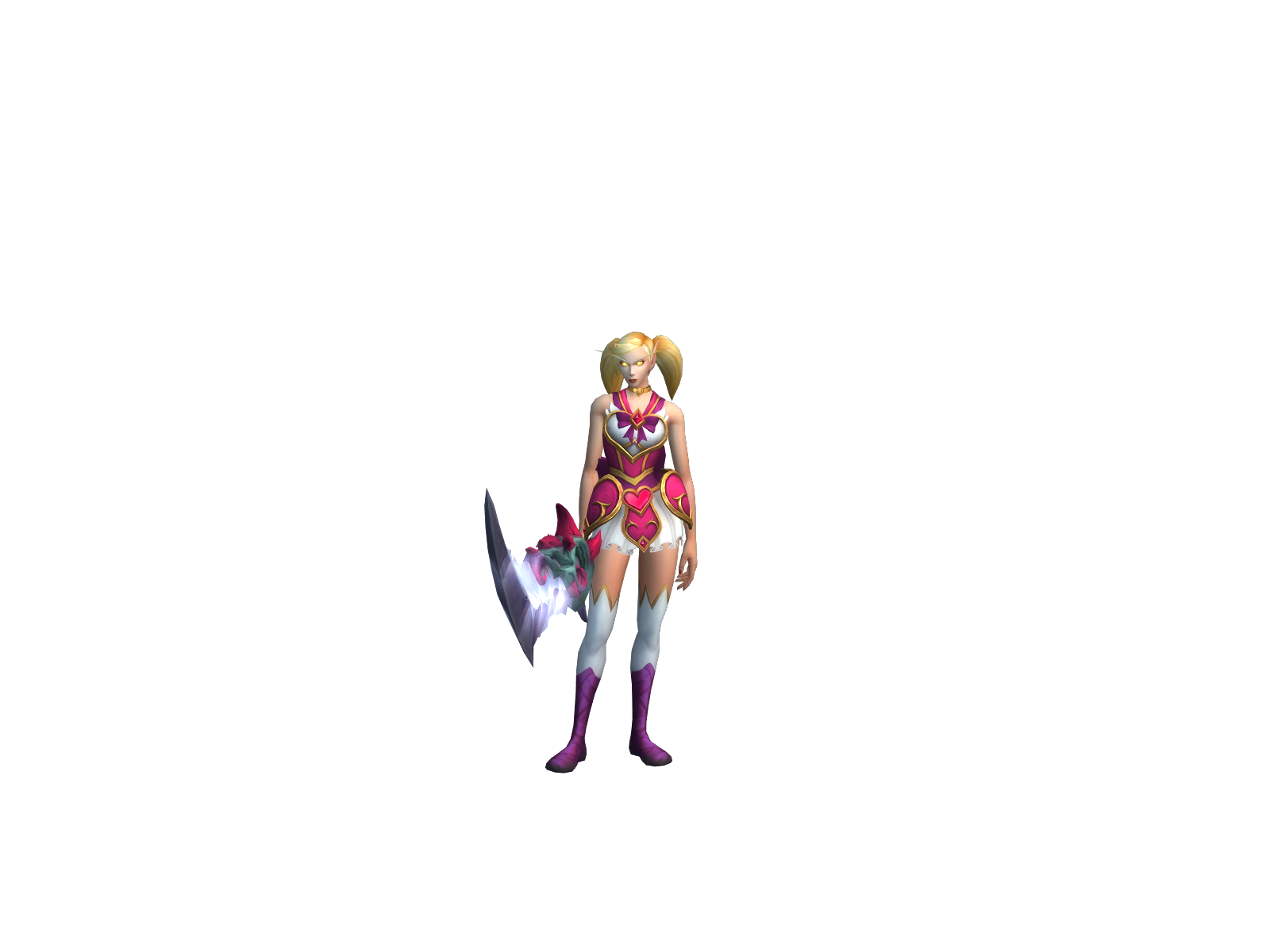Vroa 3D character render