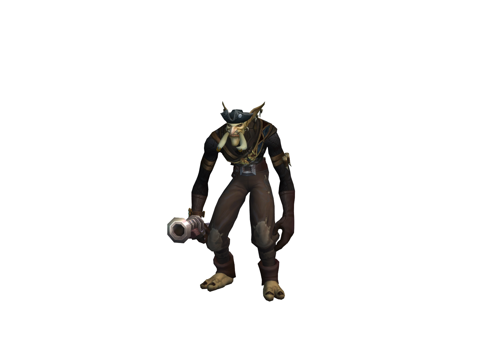 Gopler 3D character render