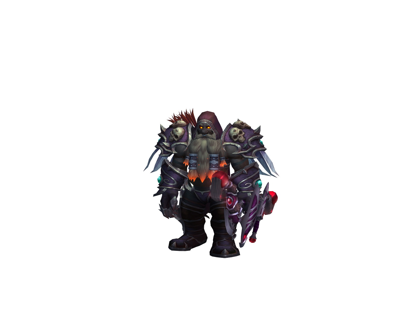 Doomsaw 3D character render