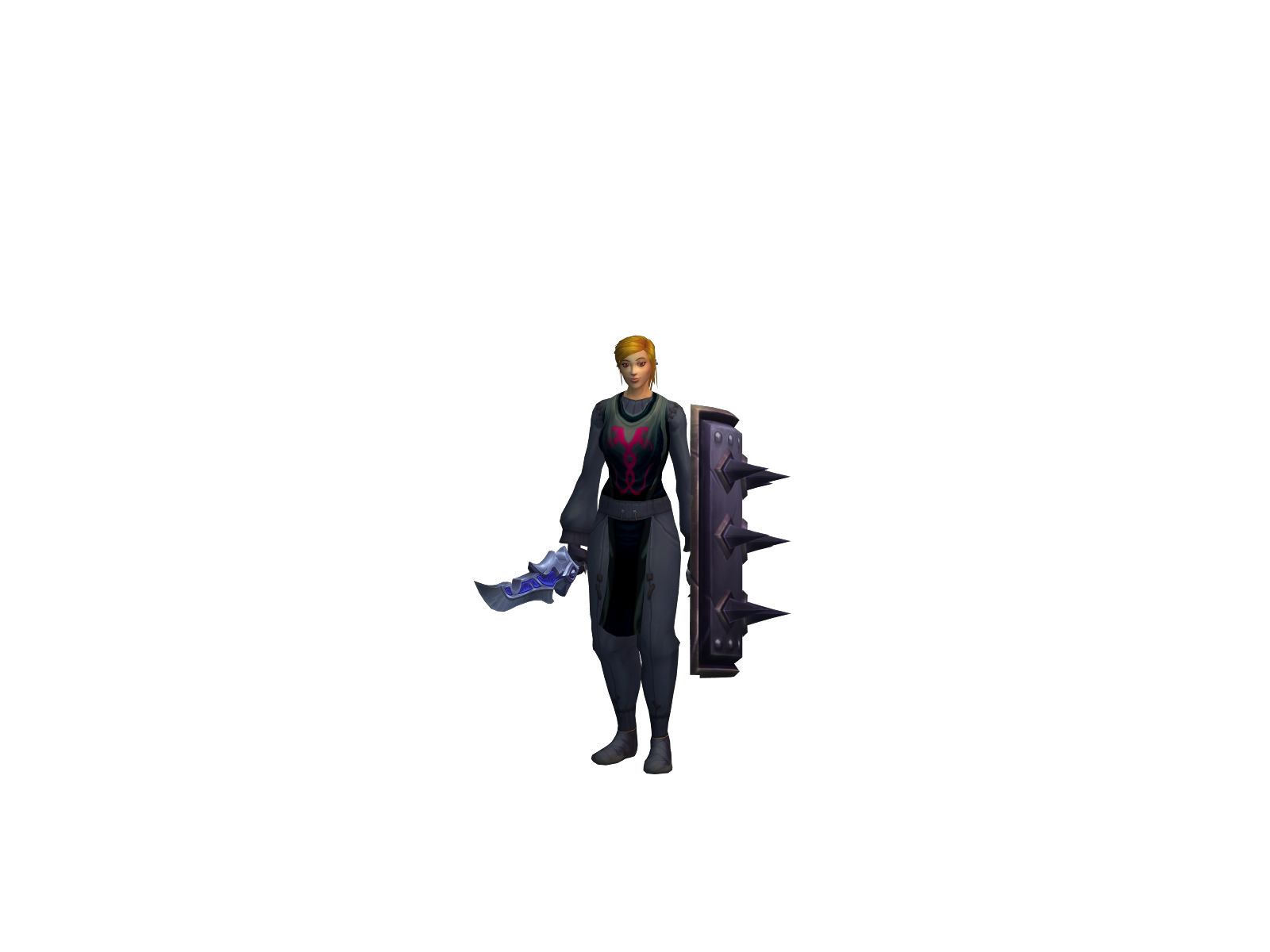 Planß 3D character render